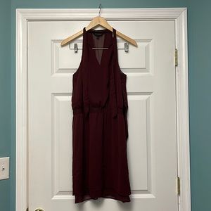 Banana Republic Wine Colored Mini Dress